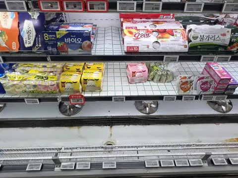 함평 하나로마트 대동점 설치 전 청소