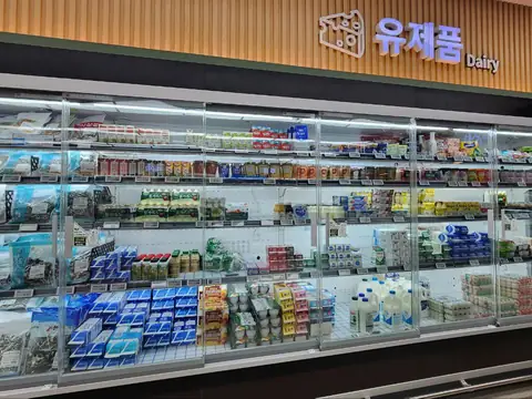 함평 하나로마트 해보점 도어 설치 후